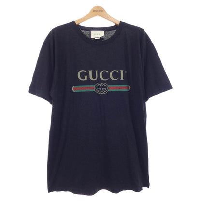 グッチ GUCCIロゴ オーバーサイズ コットンTシャツ