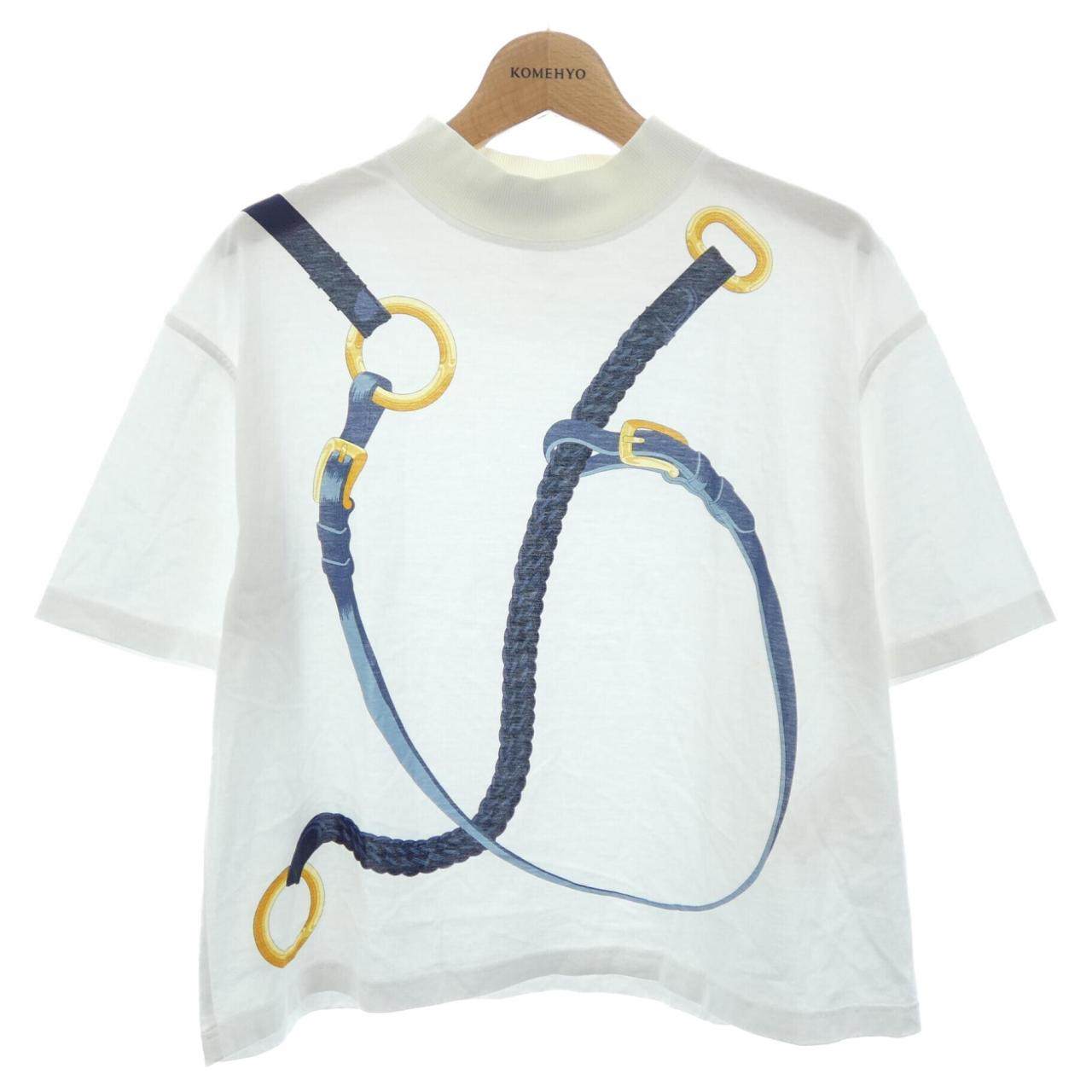 エルメス プラスコーチングリミックスパノー コットンTシャツ