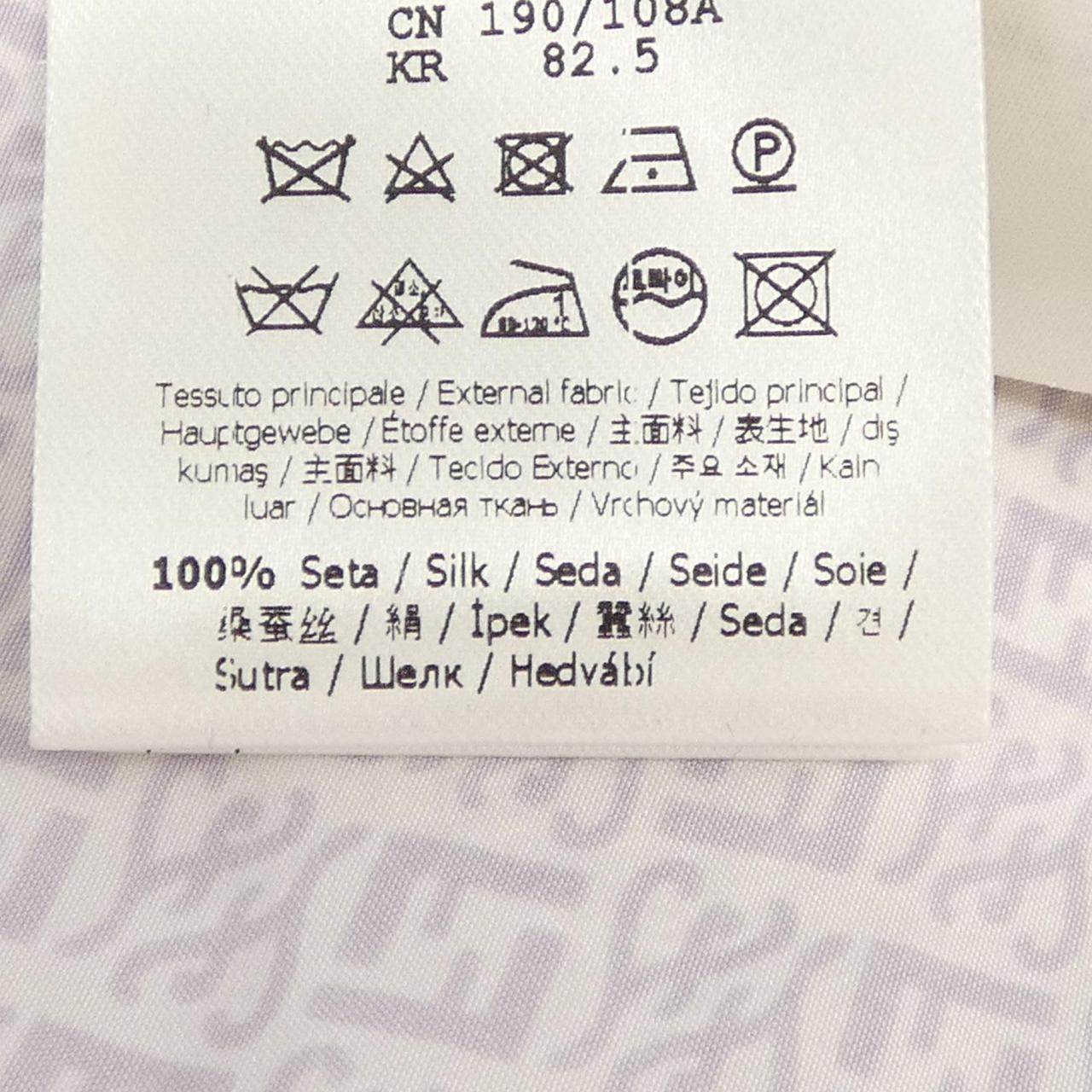 フェンディ シルク半袖シャツ