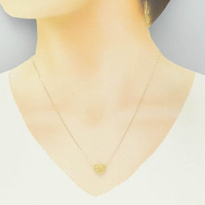 Au750ハートネックレス