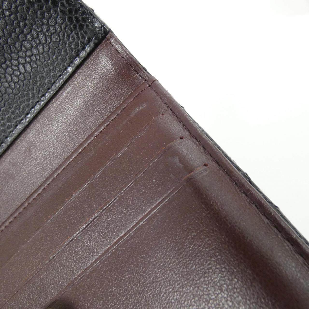 シャネル タイムレスクラシック キャビアスキン 財布
