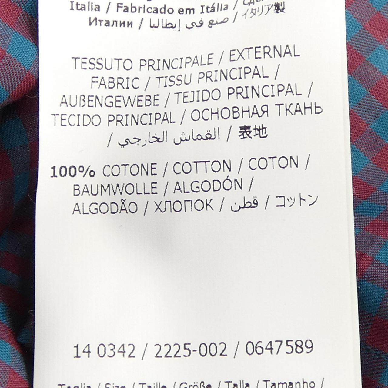 サルヴァトーレ フェラガモ コットンシャツ