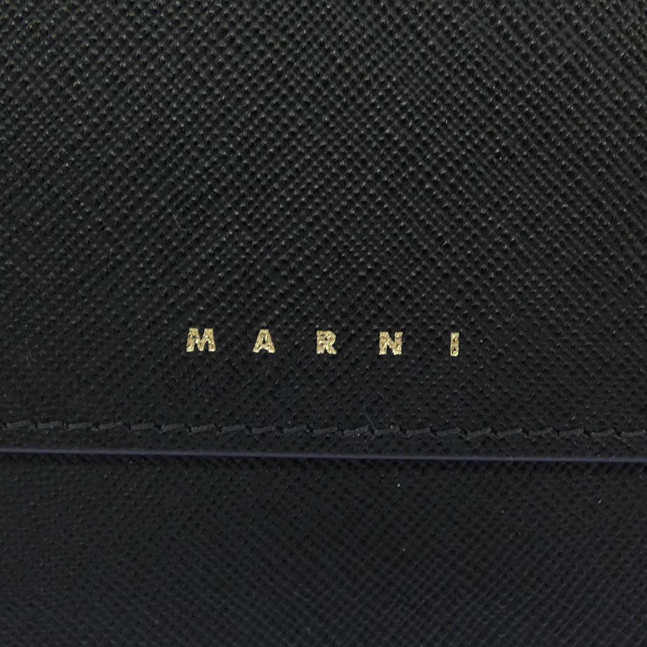 マルニ レザーショルダーバッグ