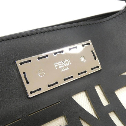 フェンディ ピーカブーエックスライトフィット カーフ キャンバス トートバッグ