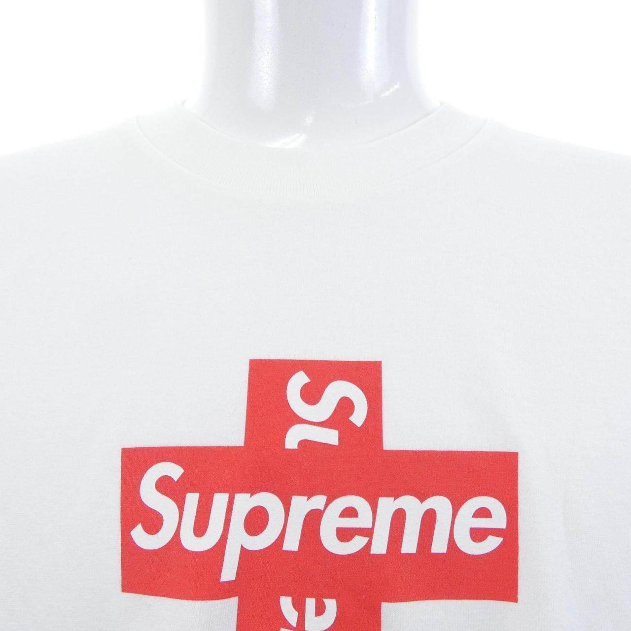 シュプリーム CROSS BOX LOGO コットンTシャツ