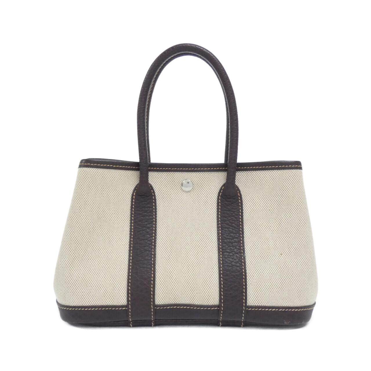 エルメス ガーデンパーティTTPM トワルアッシュ ブッフルスキッパー バッグ