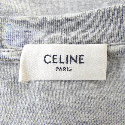セリーヌ CELINEプリント コットンクロップドTシャツ
