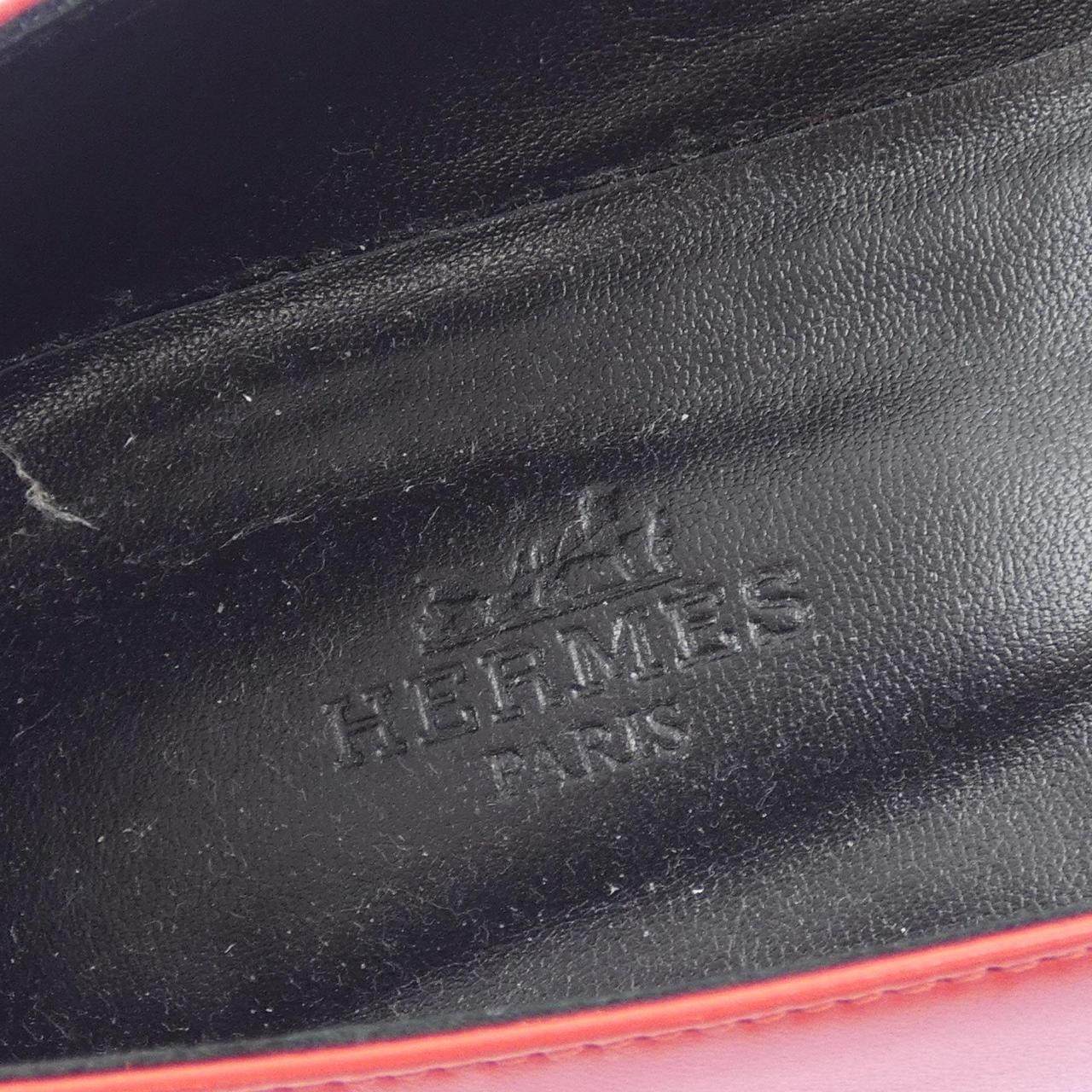 エルメス ケリーケリーバックル カーフフラットシューズ