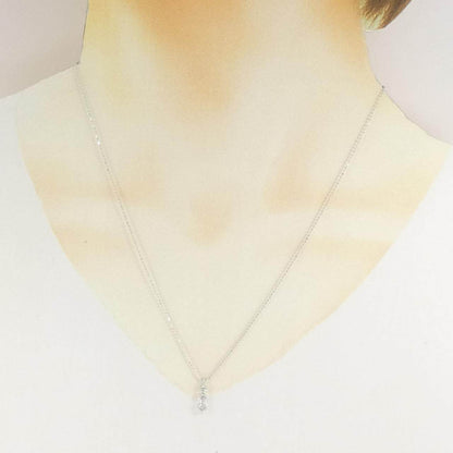 K18ホワイトゴールド ダイヤモンド ネックレス