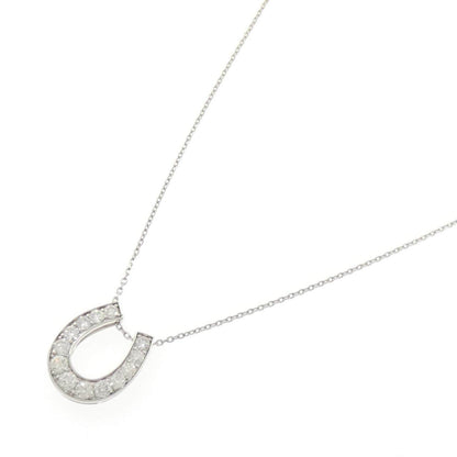 PT950 PT850 ホースシュー 1.00CT ダイヤモンドネックレス