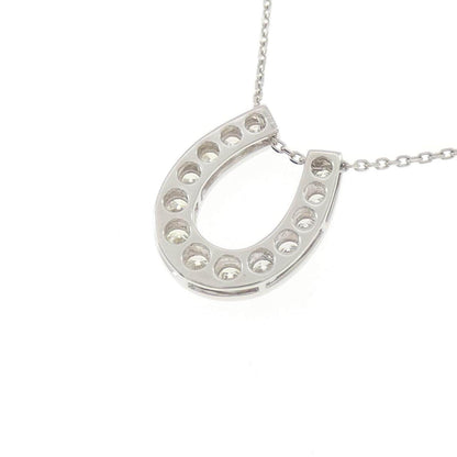 PT950 PT850 ホースシュー 1.00CT ダイヤモンドネックレス