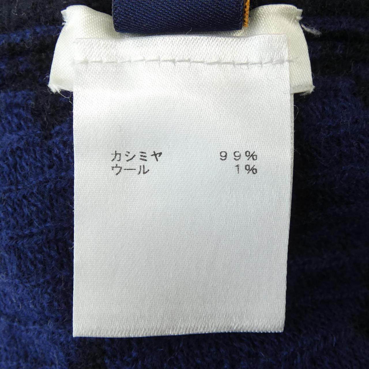 ルイヴィトン ハーフアンドハーフモノグラム カシミヤニット