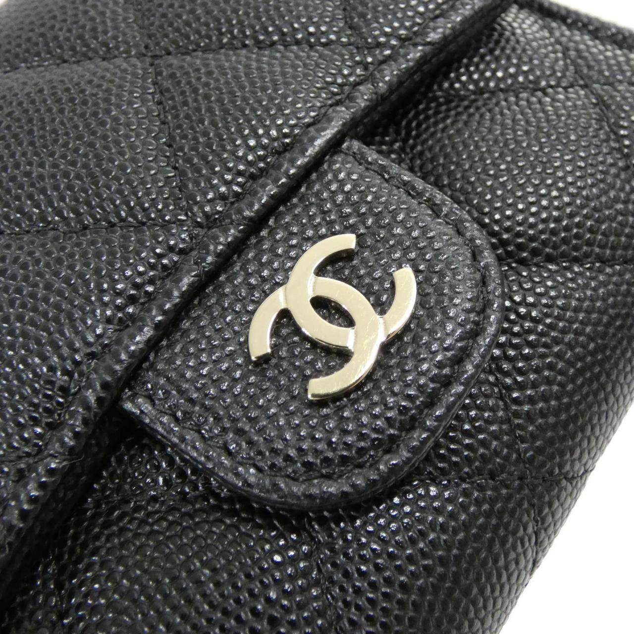 シャネル タイムレスクラシック キャビアスキン 財布