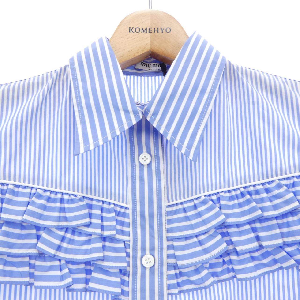ミュウミュウ コットンシャツ