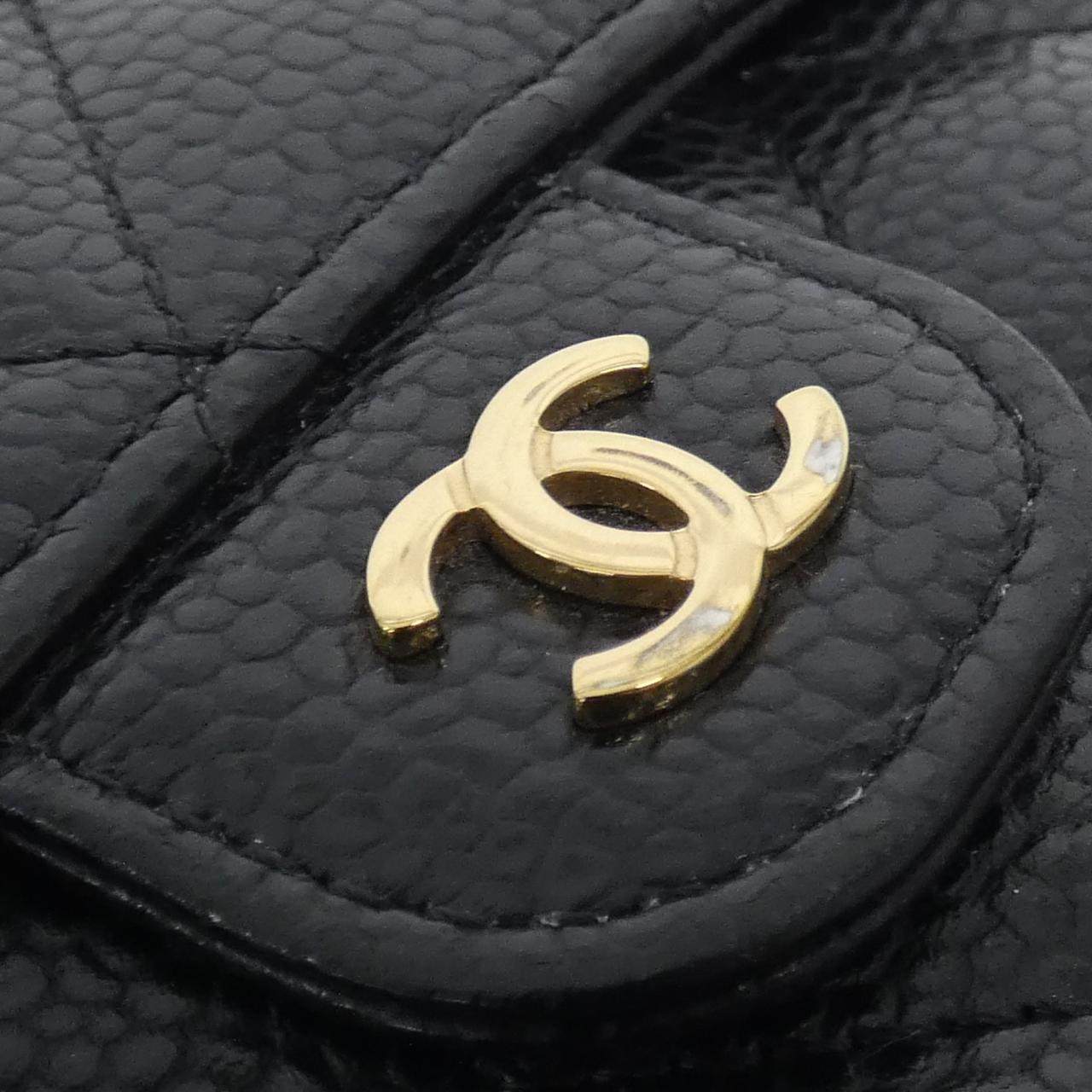 シャネル タイムレスクラシック キャビアスキン 財布
