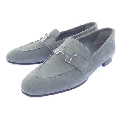 エルメス PARIS LOAFER シェーヴルヴェロア シューズ