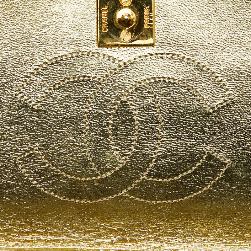 シャネル ココマーク ミニマトラッセ レザー チェーンショルダーバッグ