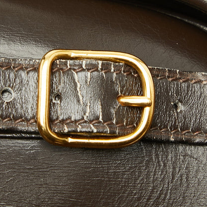 エルメス ダッフル レザーショルダーバッグ