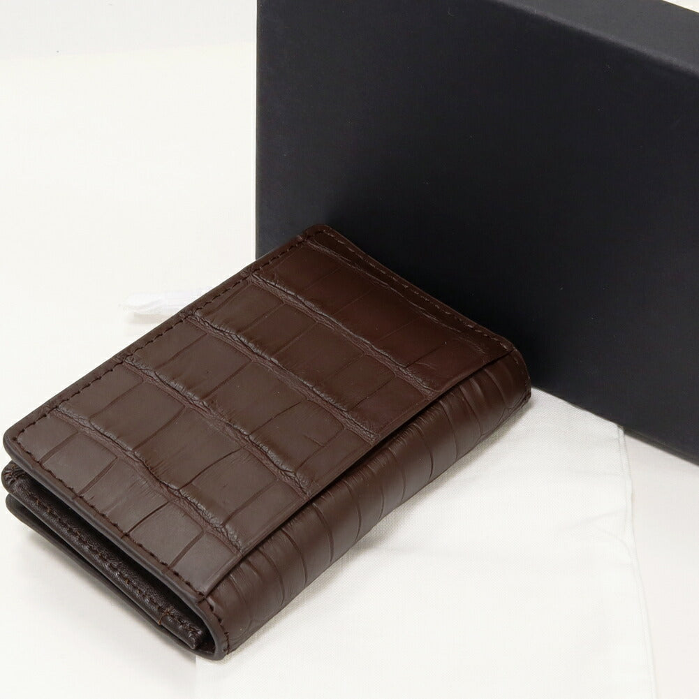 マット クロコダイル カードケース