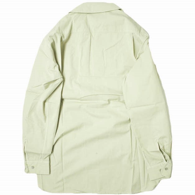 LEMAIRE ミリタリー シャツ コットン グレー