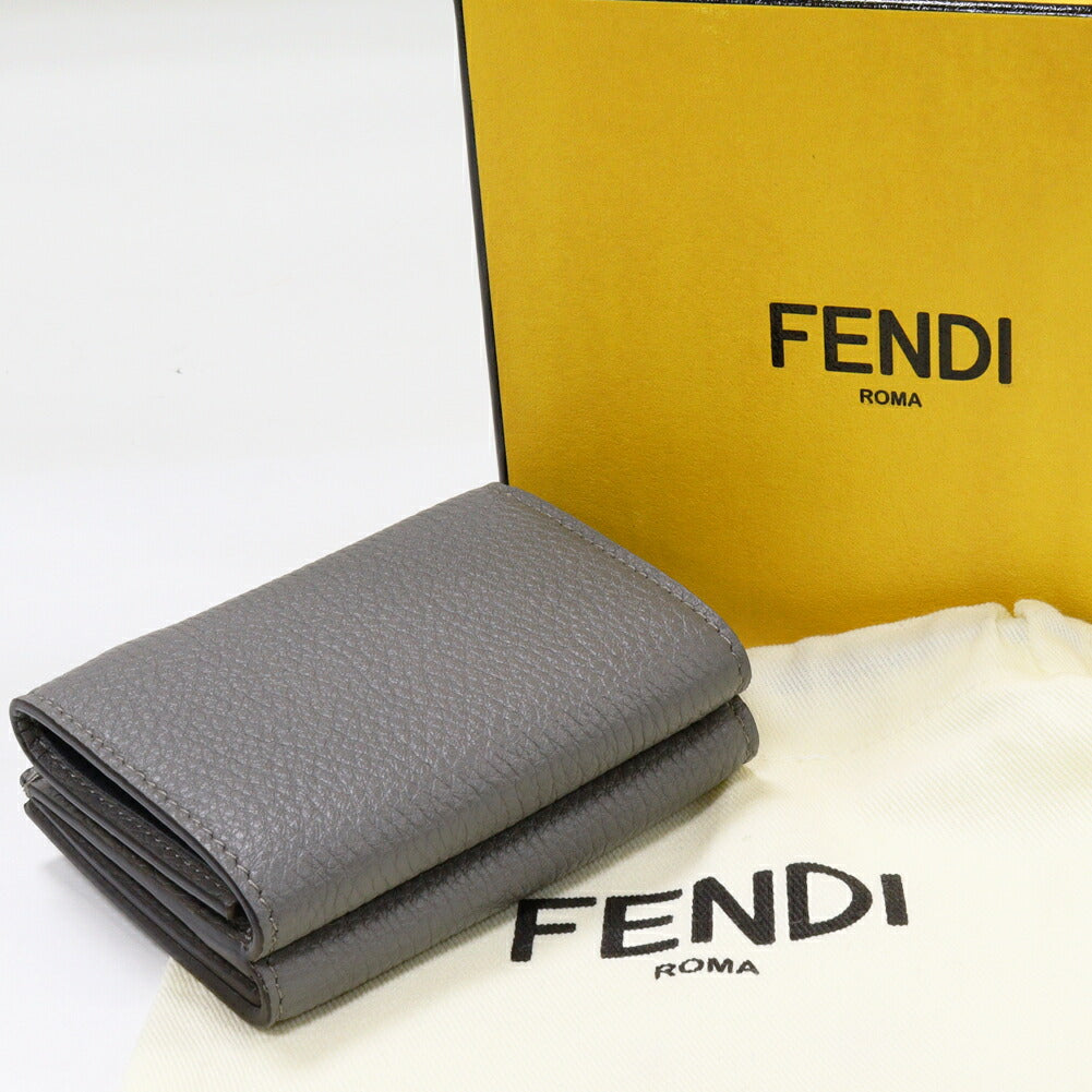フェンディ カーフ FF バゲット 三つ折り財布 7M0280