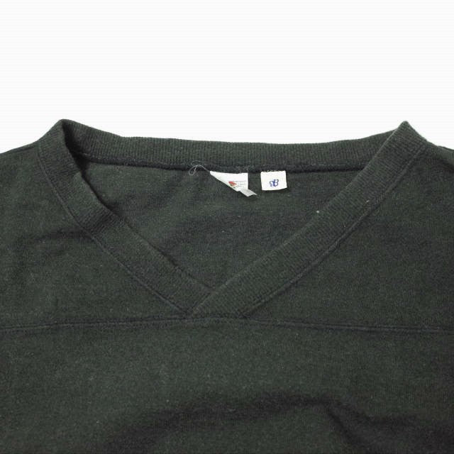 FRUIT OF THE LOOM x BEAMS BOY Vネック フットボール シャツ S