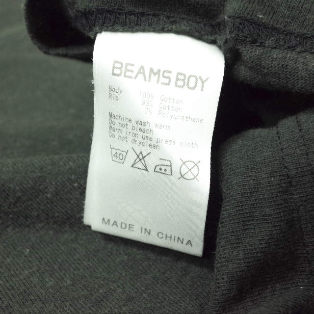 FRUIT OF THE LOOM x BEAMS BOY Vネック フットボール シャツ S
