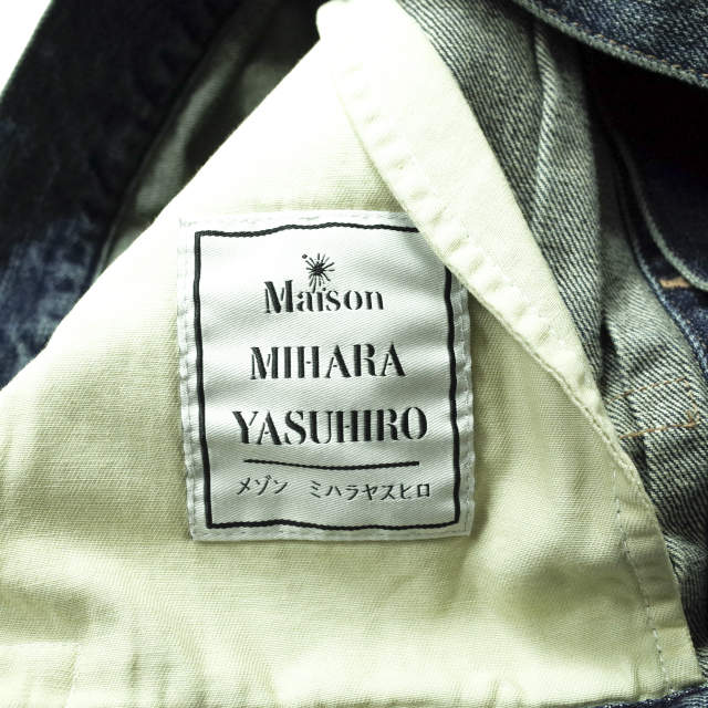 メゾン ミハラヤスヒロ NO COLLAR DENIM JACKET デニムジャケット