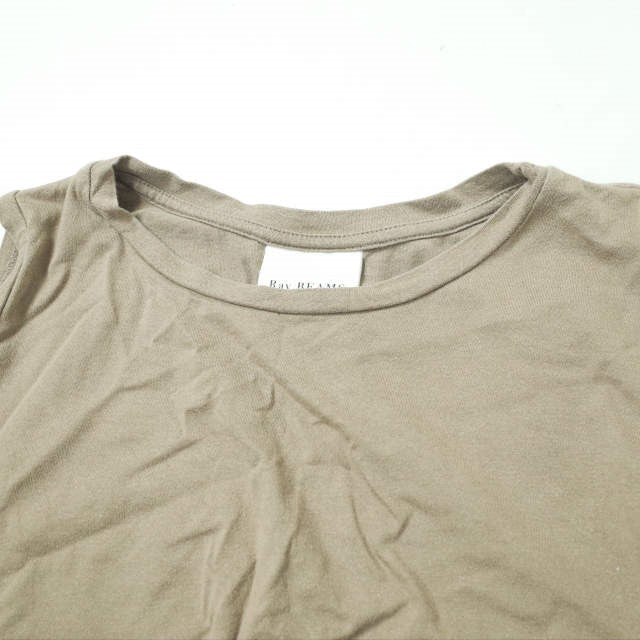 Ray BEAMS オーバーサイズ Tシャツ リヨセル コットン トップ
