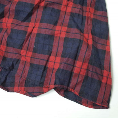 dahl'ia チェック シャツ ドレス DOP-229TT レッド