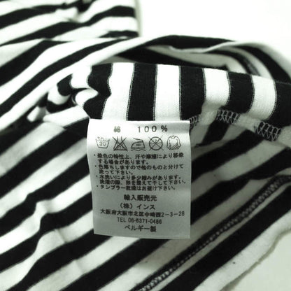 pyjama clothing ボーダー Uネック コットン Tシャツ