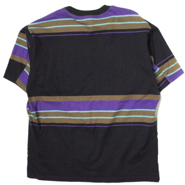 Kolor ブラック ボーダー Tシャツ コットン