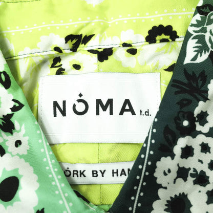 NOMA t.d. ドロー ユア ガーデン シャツドレス ライトグリーン