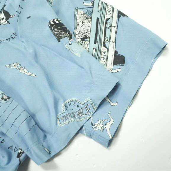 ポータークラシック ALOHA SHIRT STRONG WOMEN & RUSS レーヨンシャツ