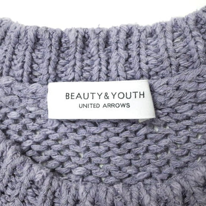 BEAUTY&YOUTH UNITED ARROWS ルーズニット パープル