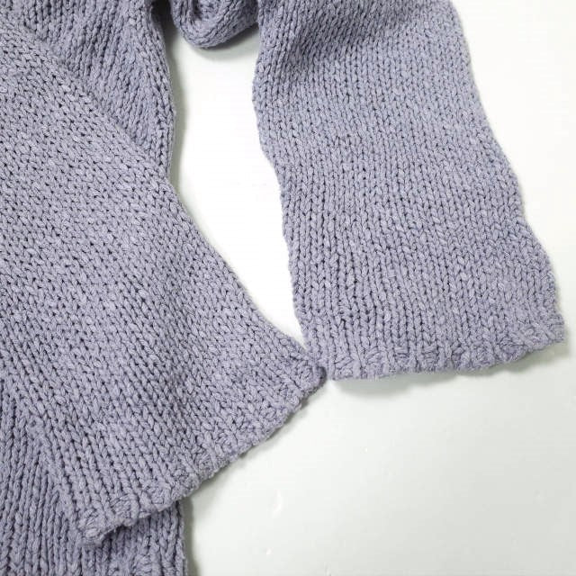 BEAUTY&YOUTH UNITED ARROWS ルーズニット パープル