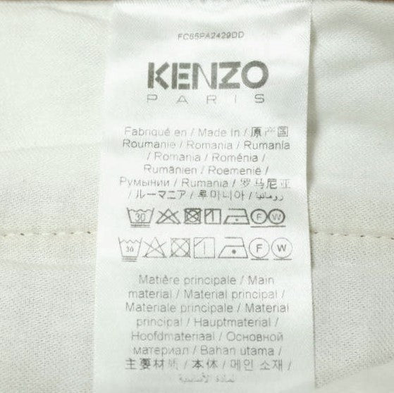 ケンゾー NIGO フラワー ボタン カーゴ パンツ ブラウン