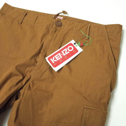 ケンゾー NIGO フラワー ボタン カーゴ パンツ ブラウン
