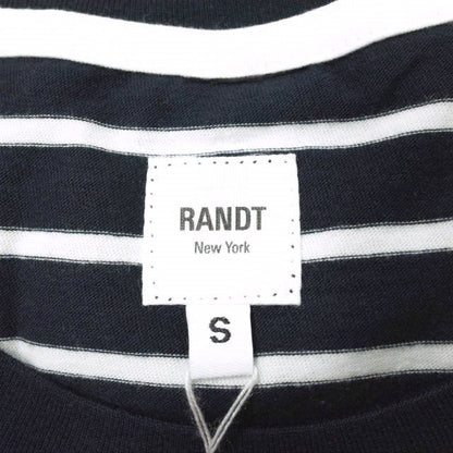 RANDT Logo S S Stripe コットンポリエステルTシャツ