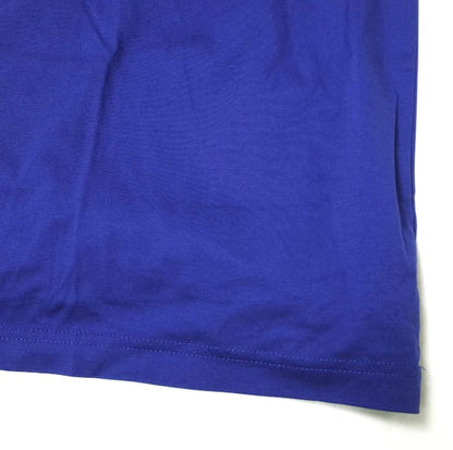 A4A シルケット ポケット Tシャツ L ブルー