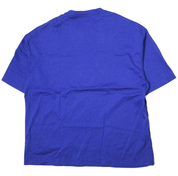 A4A シルケット ポケット Tシャツ L ブルー