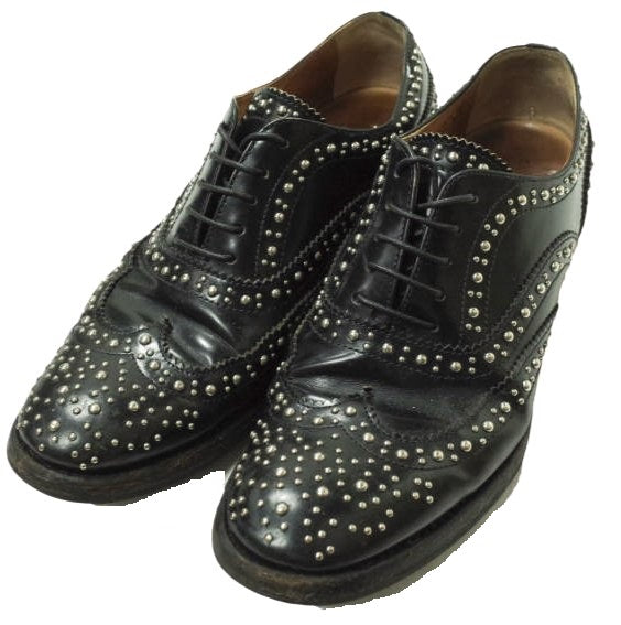 チャーチ Burwood MET ウィングチップ シューズ ブラック