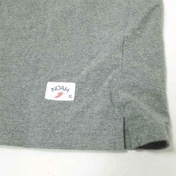 NOAH NYC ノー カラー ラグビー シャツ XL グレー