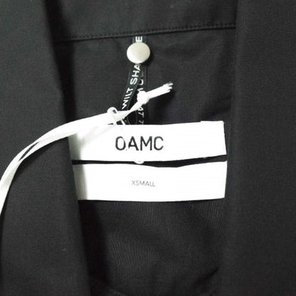 OAMC ストラップ コットン シャツ XS ブラック