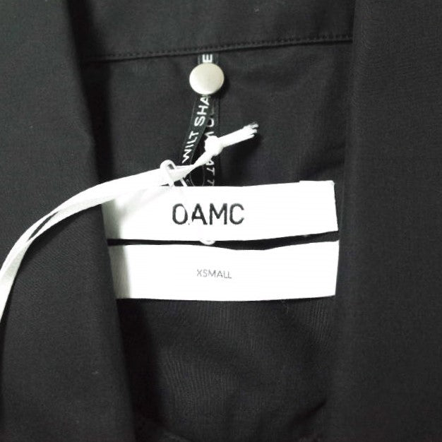 OAMC ストラップ コットン シャツ XS ブラック