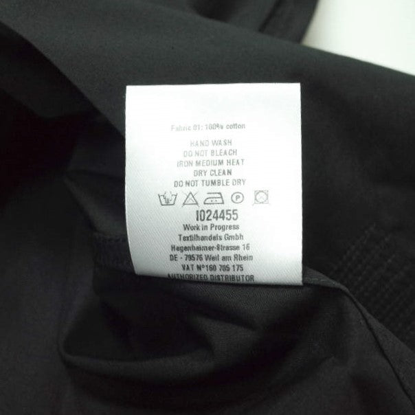 OAMC ストラップ コットン シャツ XS ブラック
