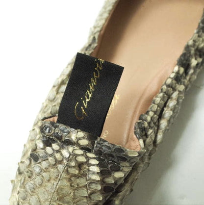 Gianvito Rossi AUDREY パイソン バレエ シューズ