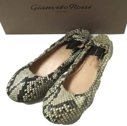 Gianvito Rossi AUDREY パイソン バレエ シューズ