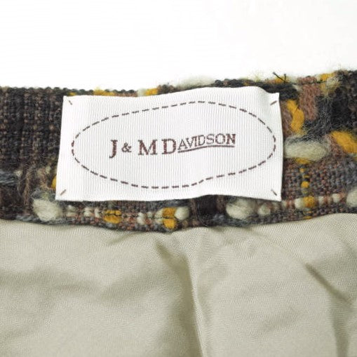 J&M デヴィッドソン ニット ウール スカート