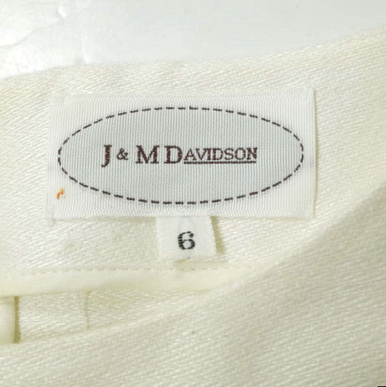 J&M デヴィッドソン コットン リネン ドレス